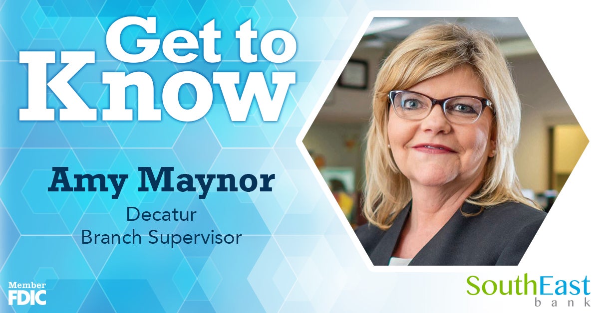 Get to Know Amy Maynor: Decatur Branch Supervisor