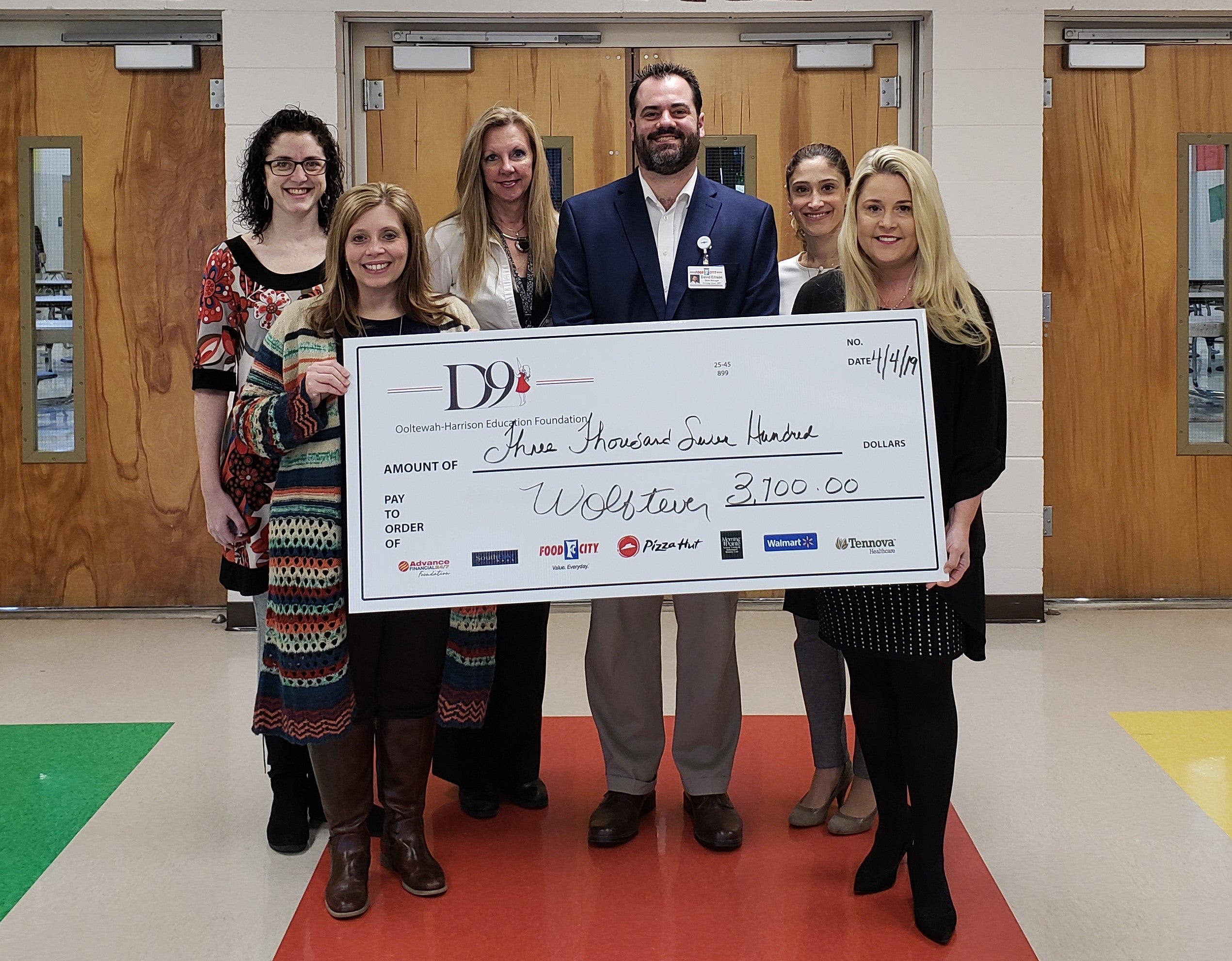 Thankful Thursday: Ooltewah Harrison Education Foundation (D9)