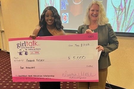 SouthEast Bank partners with Girl Talk Inc. to Further the Education of East Tennessee Students