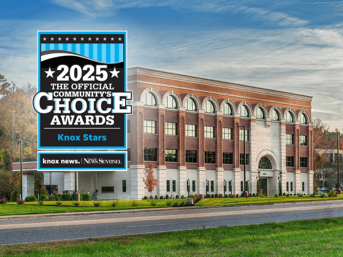 SouthEast Bank Consistently Named Among Best Banks in Knoxville, Tennessee