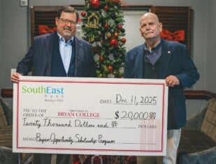 Image for SouthEast Bank donates $80,000 to local student-focused programs in honor of retiring lenders