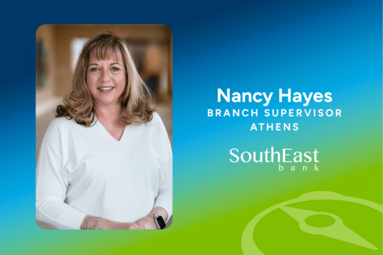Nancy Hayes, SouthEast Bank Branch Supervisor in Athens, TN