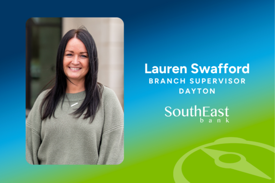 Lauren Swafford, SouthEast Bank Branch Supervisor in Dayton, TN