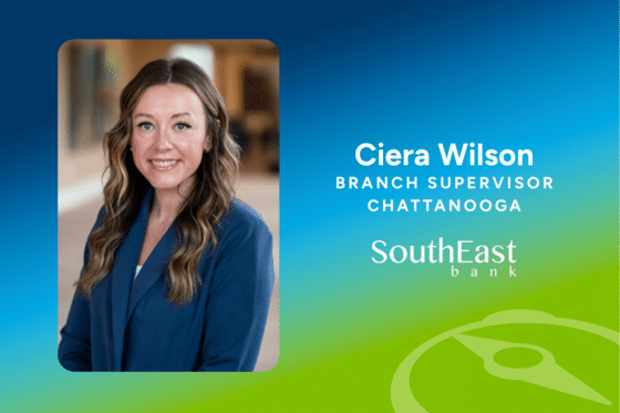 Ciera Wilson, SouthEast Bank Branch Supervisor in Chattanooga, TN